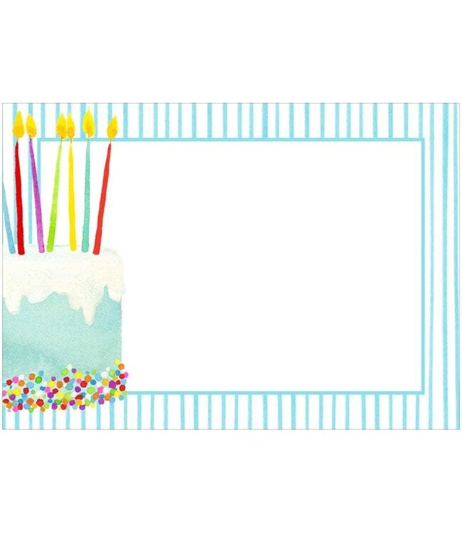 Birthday Cake Name Label