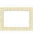 Gold Fretwork Adhesive Label