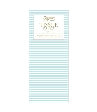 Mini Stripe Robin's Egg Tissue