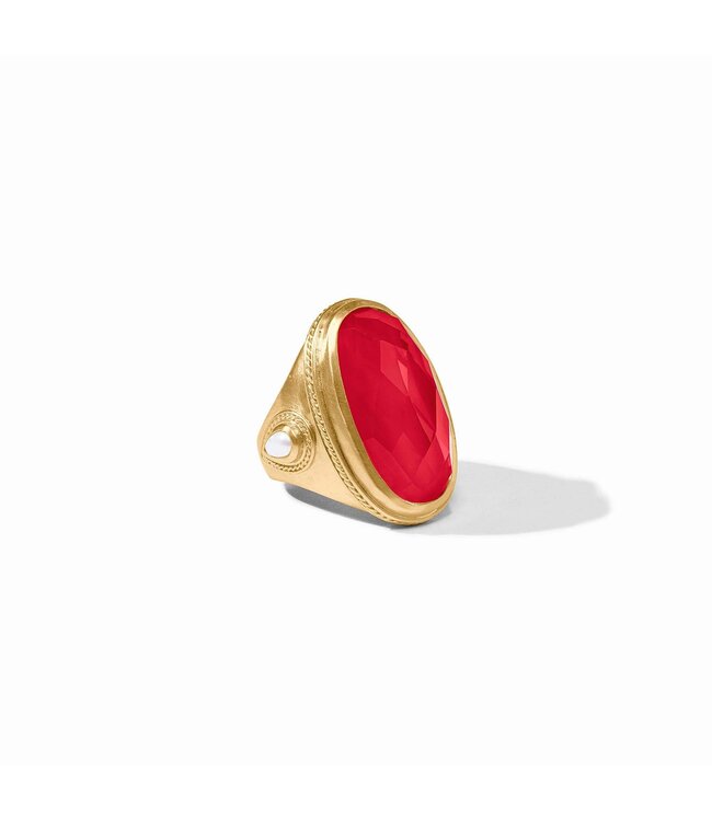 JULIE VOS Cannes Statement Ring Gold