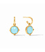JULIE VOS Honeybee Hoop & Charm Earring