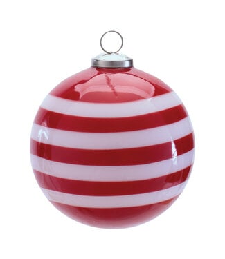Ball Ornament 5”D Glass