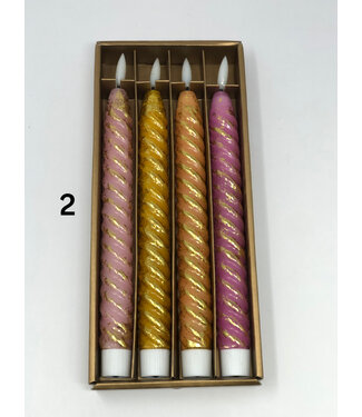 GLITTERVILLE Rainbow Taper Flicker Candle GLITTERVILLE Rainbow Taper Flicker Candle