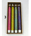 GLITTERVILLE Rainbow Taper Flicker Candle