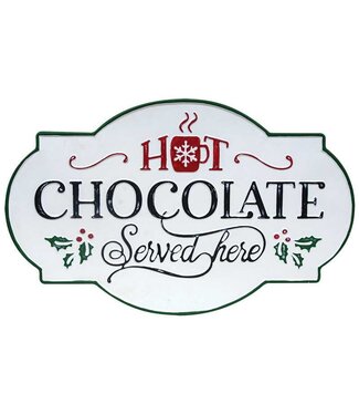 Hot Chocolate Iron Wall Sign