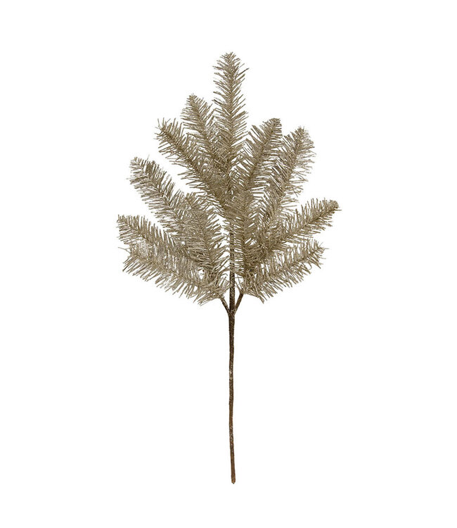 19" Glistening Platinum Pine Pick