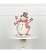 18" Happy Snowman Metal Dummy Board