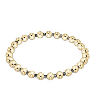 ENEWTON Silver Faceted Hematite Grateful Pattern 5mm Bead