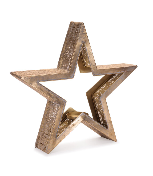 20"H Star Candle Holder
