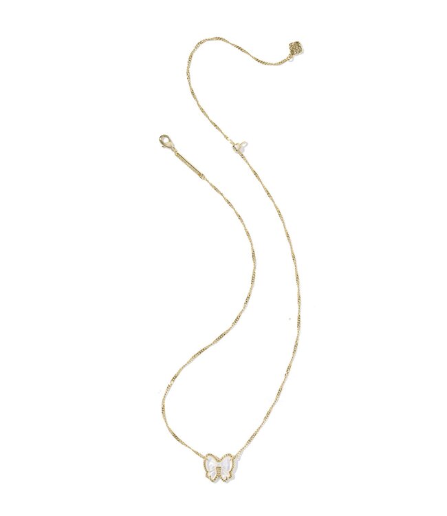 KENDRA SCOTT Haley Bow Short Pendant Necklace