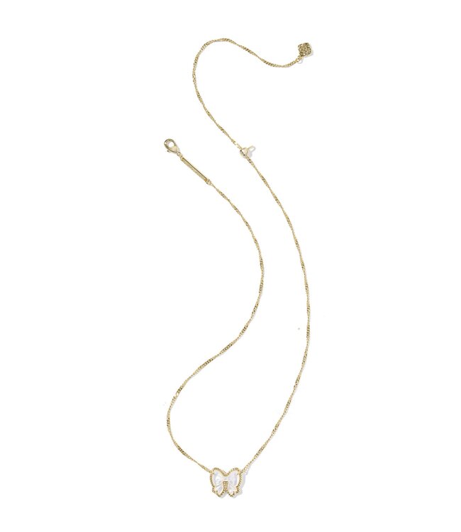 KENDRA SCOTT Haley Bow Short Pendant Necklace