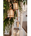 3.5" Bell Ornament Iron/Jute