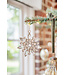 Jeweled Golden Snowflake Ornaments-sold individually