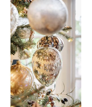 Notre Dame Glass 5" Egg Ornament