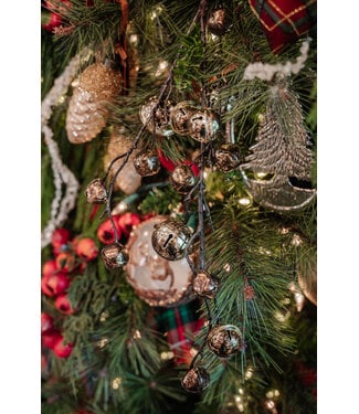 30" Antique Gold Bell Branch