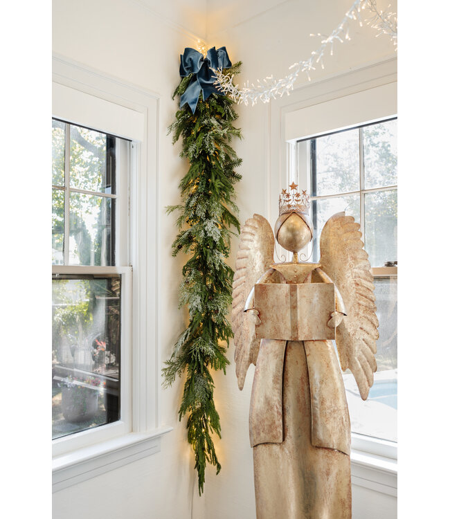 4.5' Antiqued Gold Angel