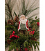 9.75" Resin Santa with Skis - Set of 2