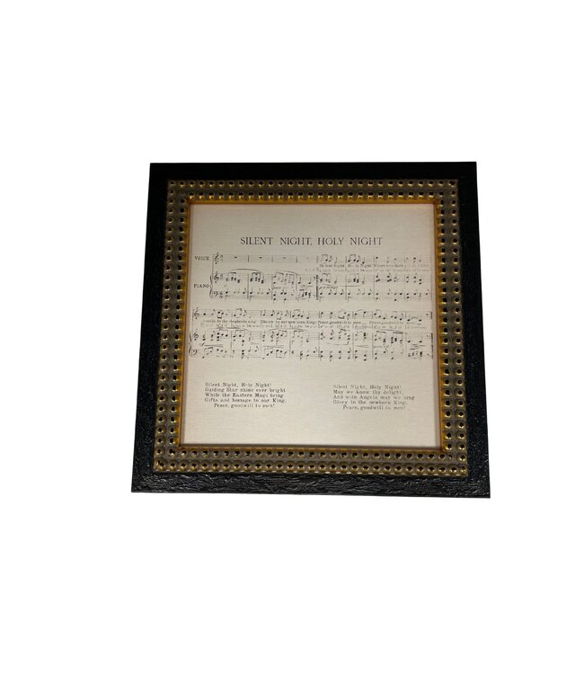 9x9 Silent Night Music Sheet