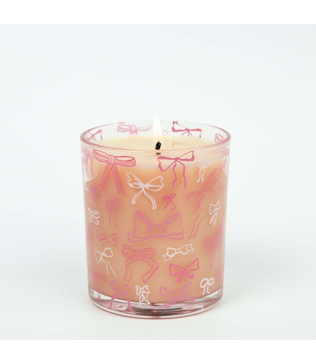 Sweet Grace Pink Bow Candle