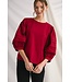 Alice 3/4 Sleeves Solid Top