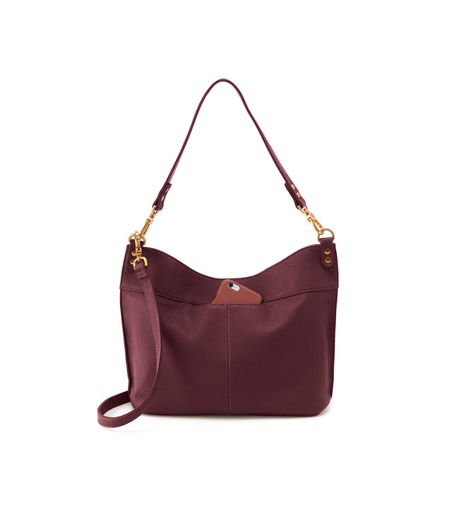 HOBO Pier Shoulder Bag Mulberry Glaze