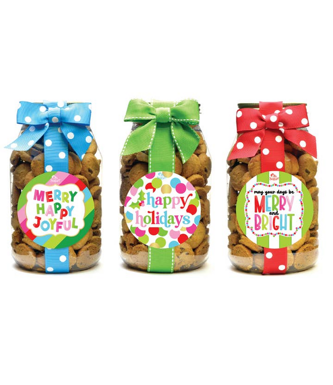 Cookie - Christmas Holiday - Quart Jar - Sold Individually