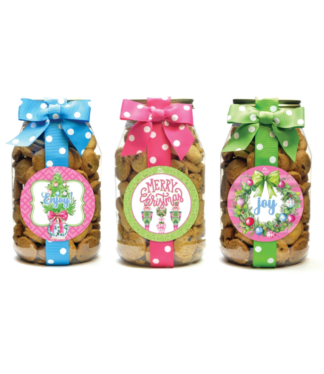 Cookie - Christmas Holiday - Quart Jar - Sold Individually