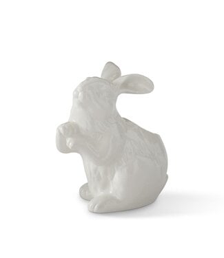 8.5 Inch White Porcelain Easter Bunny Vase
