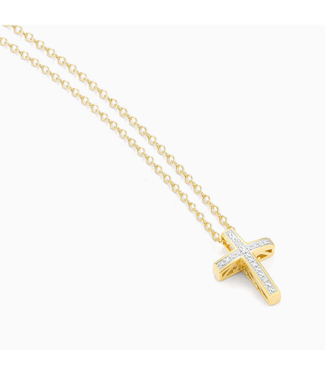 ELLA STEIN Classic Cross Pendant Necklace