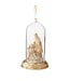 5 Inch LED Gold Nativity Cloche Ornament - Sold Individually