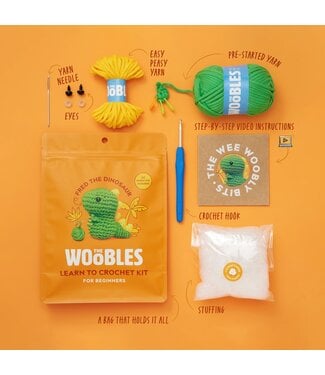 Fred the Dinosaur Crochet Kit