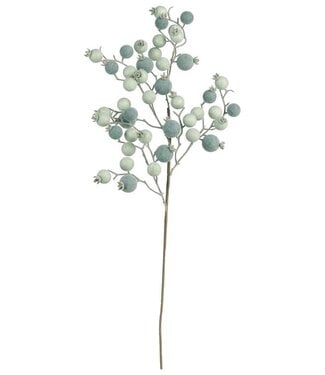 29" Iced Rosehip Berry Spray Gray