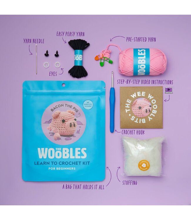 Bacon the Pig Crochet Kit