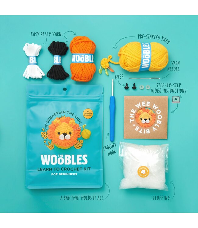 Sebastian the Lion Crochet Kit