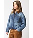 Leila Denim Barn Jacket