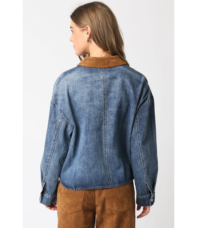 Leila Denim Barn Jacket