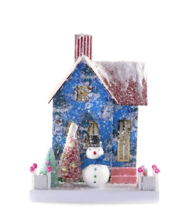 Retro Snowman Abode