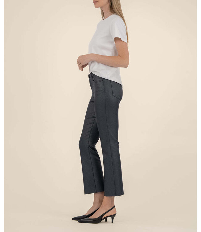 KUT FROM THE KLOTH Kelsey Coated High Rise Ankle Flare