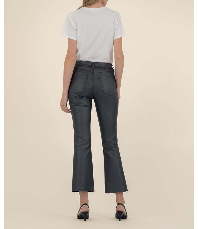 KUT FROM THE KLOTH Kelsey Coated High Rise Ankle Flare