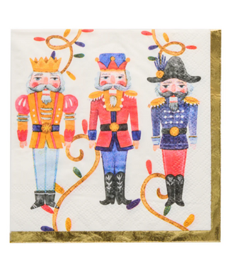 Whimsical Nutcracker 3 Ply Cocktail Napkin