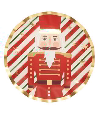 Wavy Dinner Plate Nutcracker Christmas