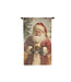 Small Vertical Canvas Scroll Vintage Santa DS