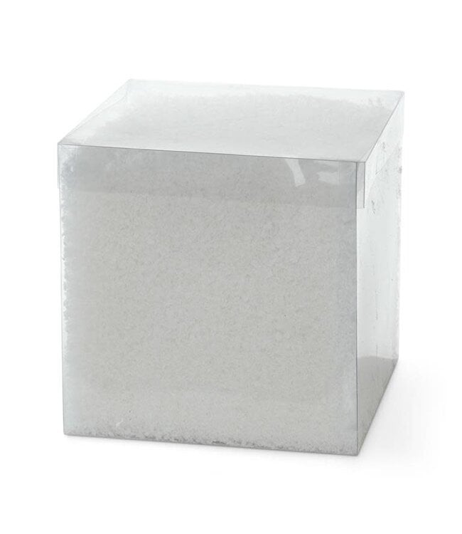 5.5 Inch Square Box of Artificial Snow