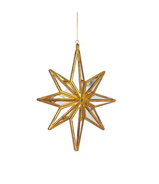 10.5" Mirrored Star Ornament