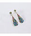 MOSAICO JEWELRY Royal Long Drop Stud Earrings