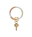 Leather Big O Key Ring
