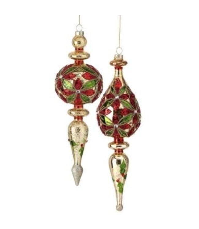 Elegant Finial Ornament - Sold Individually