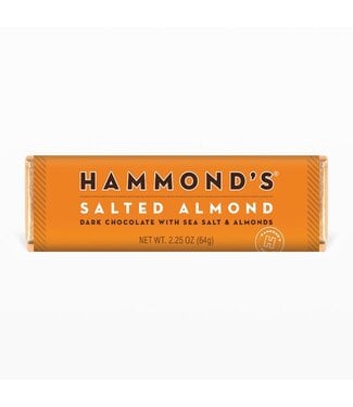 Dark Chocolate Bar Natural Salted Almond