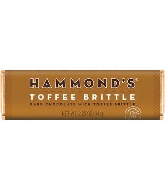 Dark Chocolate Bar Natural Toffee Brittle