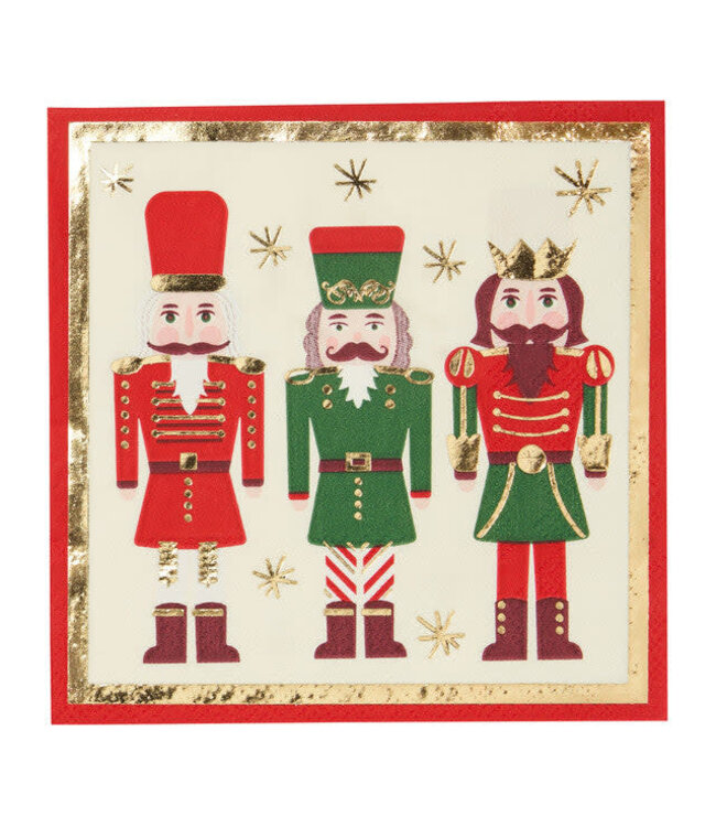 Nutcracker Christmas Cocktail Napkin